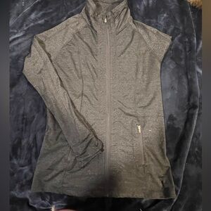 COPY - Grey fitted zip up